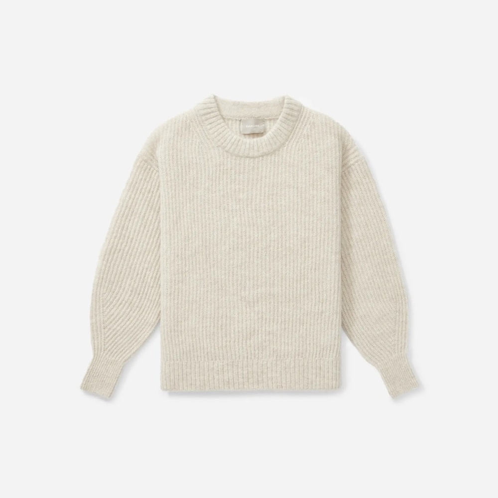 Everlane Oversized Alpaca Crew Sweater